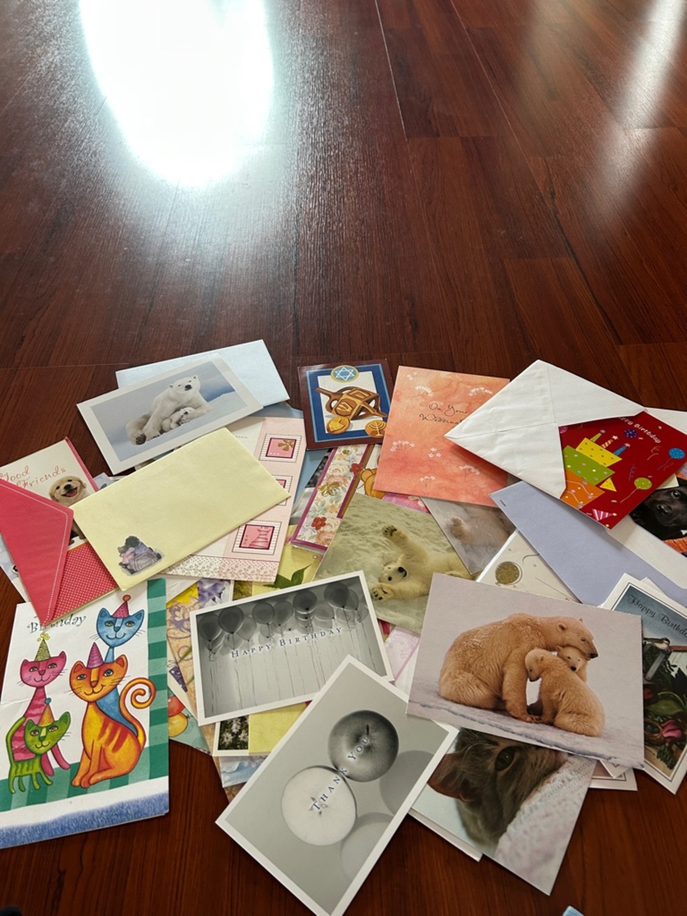 Assorted Greeting Card Lot - Colorful Designs with Animals